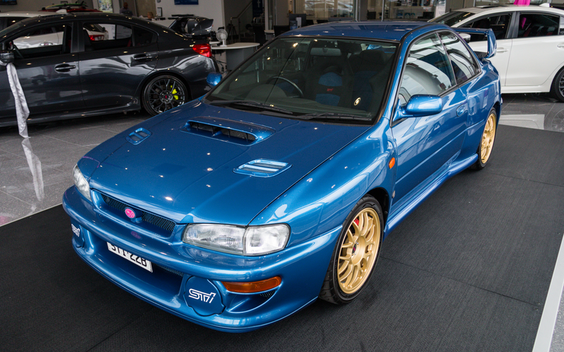 Illustration for article titled The Subaru Impreza 22B Was An Insane Monster That Could Never Happen Today